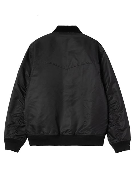 giacca santa fe alumni uomo nera CARHARTT WIP | I03514731Y.XX